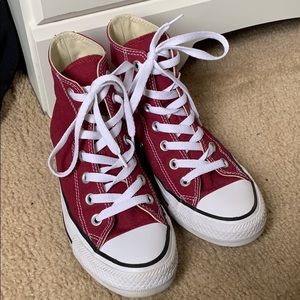 Maroon Converse